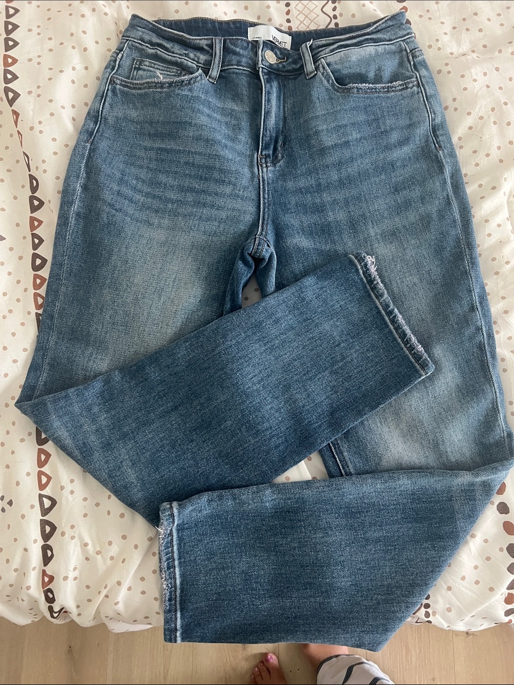 VERVET Women’s Blue Denim Jeans - Classic Mid Wash